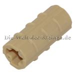 LEGO® Technic Axle Connector / Cross Connector axle holes / cross hole TAN (TAN) - (65385/4140453/4207456/6538b)