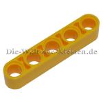 LEGO® Technic Liftarm 1x5 mit 5 Pin-Löchern helles Gelb (BR. YELLOW) - (4142133/32316)