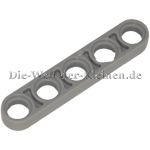 LEGO® Technic Liftarm 1x5 flach (1/3) mit 5 Pin Löcher Mittelsteingrau (MED. ST. GREY) - (4503416/4211554/32017)