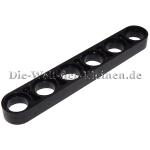 LEGO® Technic Liftarm 1x6 flat (1/3) with 6 round holes / pin holes BLACK (BLACK) - (4114634/6163980/32063)