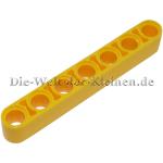 LEGO® Technic Liftarm 1x7 mit 7 Pin-Löchern helles Gelb (BR. YELLOW) - (4495934/32524)