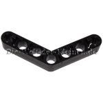 LEGO® Technic Liftarm 1x7 (4 - 4) curved with 5 round holes, 2 axle holes BLACK (BLACK) - (4128593, 6278125, 32348)