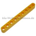LEGO® Technic Liftarm 1x9 with 9 round holes BR. YELLOW (BRIGHT YELLOW) - (4187136/6115616/40490)