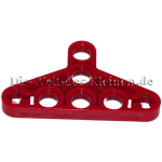 LEGO® Technic Liftarm Dreieck 3x5 flach (1/3) mit 5 Pin-Löchern und 2 Kreuzlöchern Dunkelrot (DK. RED) (4250512, 2905)