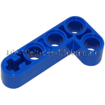 LEGO® Technic Liftarm L-Form 2x4 with 4 round holes and 1 axle hole BR. BLUE (BRIGHT BLUE) - (6271829/4124278/4168114/32140)