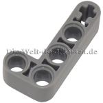 LEGO® Technic Liftarm L-Form 2x4 with 4 round holes and 1 axle hole MED. ST. GRAY (MEDIUM STONE GRAY) - (6271831/4211610/32140)