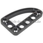 LEGO® Technic Liftarm L-Form 3x5 flat (1/3) with bow and 4 Pin holes and 3 cross holes DARK STONE GREY (DK. ST. GREY) - (6327165/32250199/4239896/32250)