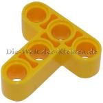 LEGO® Technic Liftarm T-Form 3x3 with 5 round holes BR. YELLOW (BRIGHT YELLOW) - (6072627/6305545/60484)