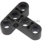 LEGO® Technic Liftarm T-Form 3x3 with 5 round DK. ST. GRAY (DARK STONE GRAY) - (4552349/60484)