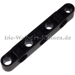 LEGO® Technic Liftarm 1x7 with 7 round holes (3-4) 4-sided black (BLACK) (6435016, 2391)