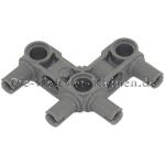 LEGO® Technic Pin Verbinder 4x4 mit 4 Pins, 5 Pin-/Rundlöcher Mittelsteingrau (MED. ST. GREY) - (6313453/4296059/55615)