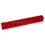 LEGO® Technic Stein 1x10 mit 9 Löchern helles Rot (BR. RED) - (273021/2730)