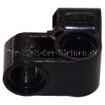 LEGO® Technic Connector / Pin Connector 2x2 curved, 90 degrees angle Black (BLACK) - (4195022/4480926/6325982/44809)